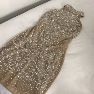 Nude Dress with Sparkles